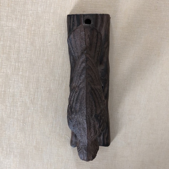 Woodpecker Door Knocker Cast Metal Heavy Brown - Picture 4 of 6